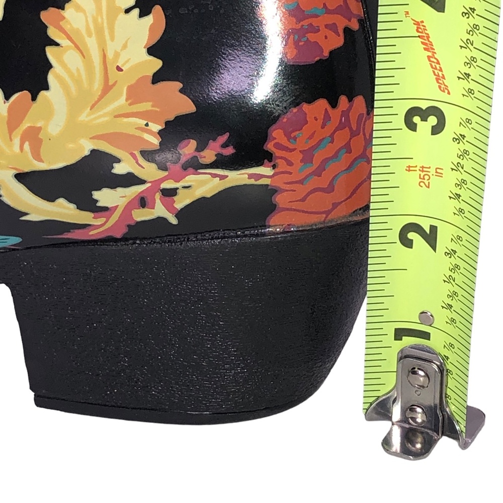 Nomad Yippy Western Cowboy Pointed Toe Floral Rain Boots Sz 11 - Picture 13 of 14